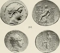 An illustration from The Seleucid mint of Antioch (1918)