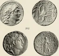 An illustration from The Seleucid mint of Antioch (1918)