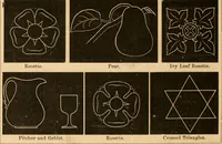 An illustration from Self-instructor : the child's first drawing book, containing all the pictures on Andrews' noiseless drawing slates for schools and families. (1878)