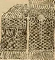 An illustration from The self-instructor in silk knitting, crocheting and embroidery (1884)