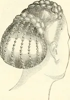 An illustration from Self-instructor in the art of hair work, dressing hair, making curls, switches, braids, and hair jewelry of every description (1867)