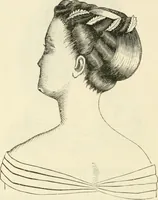 An illustration from Self-instructor in the art of hair work, dressing hair, making curls, switches, braids, and hair jewelry of every description (1867)