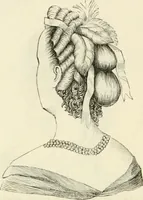 An illustration from Self-instructor in the art of hair work, dressing hair, making curls, switches, braids, and hair jewelry of every description (1867)