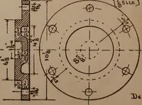 An illustration from Senior course in mechanical drawing (1897)