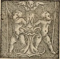 An illustration from Sentenciae ex doctoribvs collectae, qvas papistæ ualde impudenter hodie damnant (1536)