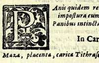 An illustration from Sententiae insignes Graecorum quinquag. comicorum, quorum opera integra non extant, Latino idiomate collectae : accessit vniuscuisq[ue] poetae vita accuratè conscripta, & Platonii fragmentum de comoedarium differentijs : poetarum nomina proximé praefationem sequuntur (1612)