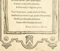 An illustration from Serenissimorum pientissimorumque principum austriacorum symbola et elogia (1647)