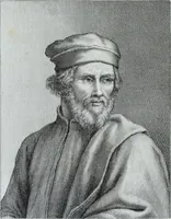 An illustration from Serie degli uomini i più illustri nella pittura, scultura, e architettura : con i loro elogi, e ritratti incisi in rame cominciando dalla sua prima restaurazione fino ai tempi presenti .. (1769)