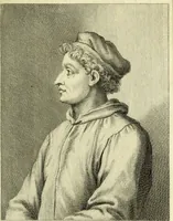 An illustration from Serie degli uomini i più illustri nella pittura, scultura, e architettura : con i loro elogi, e ritratti incisi in rame cominciando dalla sua prima restaurazione fino ai tempi presenti .. (1769)