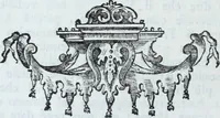 An illustration from Serie degli uomini i più illustri nella pittura, scultura, e architettura : con i loro elogi, e ritratti incisi in rame cominciando dalla sua prima restaurazione fino ai tempi presenti .. (1769)