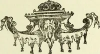 An illustration from Serie degli uomini i più illustri nella pittura, scultura, e architettura : con i loro elogi, e ritratti incisi in rame cominciando dalla sua prima restaurazione fino ai tempi presenti .. (1769)