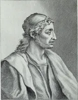 An illustration from Serie degli uomini i più illustri nella pittura, scultura, e architettura : con i loro elogi, e ritratti incisi in rame cominciando dalla sua prima restaurazione fino ai tempi presenti .. (1769)