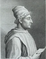 An illustration from Serie degli uomini i più illustri nella pittura, scultura, e architettura : con i loro elogi, e ritratti incisi in rame cominciando dalla sua prima restaurazione fino ai tempi presenti .. (1769)