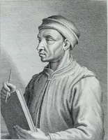 An illustration from Serie degli uomini i più illustri nella pittura, scultura, e architettura : con i loro elogi, e ritratti incisi in rame cominciando dalla sua prima restaurazione fino ai tempi presenti .. (1769)