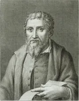 An illustration from Serie degli uomini i più illustri nella pittura, scultura, e architettura : con i loro elogi, e ritratti incisi in rame cominciando dalla sua prima restaurazione fino ai tempi presenti .. (1769)