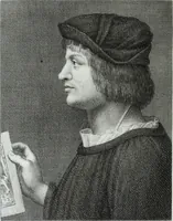 An illustration from Serie degli uomini i più illustri nella pittura, scultura, e architettura : con i loro elogi, e ritratti incisi in rame cominciando dalla sua prima restaurazione fino ai tempi presenti .. (1769)