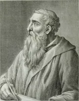 An illustration from Serie degli uomini i più illustri nella pittura, scultura, e architettura : con i loro elogi, e ritratti incisi in rame cominciando dalla sua prima restaurazione fino ai tempi presenti .. (1769)