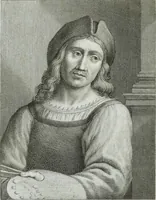 An illustration from Serie degli uomini i più illustri nella pittura, scultura, e architettura : con i loro elogi, e ritratti incisi in rame cominciando dalla sua prima restaurazione fino ai tempi presenti .. (1769)
