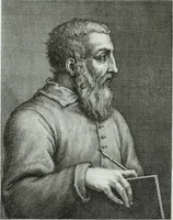 An illustration from Serie degli uomini i più illustri nella pittura, scultura, e architettura : con i loro elogi, e ritratti incisi in rame cominciando dalla sua prima restaurazione fino ai tempi presenti .. (1769)
