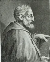 An illustration from Serie degli uomini i più illustri nella pittura, scultura, e architettura : con i loro elogi, e ritratti incisi in rame cominciando dalla sua prima restaurazione fino ai tempi presenti .. (1769)