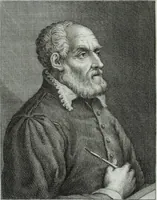 An illustration from Serie degli uomini i più illustri nella pittura, scultura, e architettura : con i loro elogi, e ritratti incisi in rame cominciando dalla sua prima restaurazione fino ai tempi presenti .. (1769)