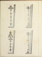 An illustration from A series of designs for Gothic monuments, churchyard crosses, sepulchral slabs, and head crosses; together with remarks on some modern erections, and their assumed connection with ecclesiastical buildings--pagan symbolism--unchristian character--position--inscription, etc., etc. (1852)