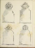 An illustration from A series of designs for Gothic monuments, churchyard crosses, sepulchral slabs, and head crosses; together with remarks on some modern erections, and their assumed connection with ecclesiastical buildings--pagan symbolism--unchristian character--position--inscription, etc., etc. (1852)