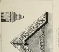 An illustration from A series of ornamental timber gables : from existing examples in England and France, of the sixteenth century (1831)