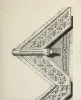 An illustration from A series of ornamental timber gables : from existing examples in England and France, of the sixteenth century (1831)