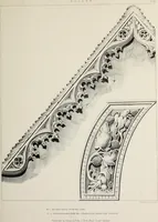 An illustration from A series of ornamental timber gables : from existing examples in England and France, of the sixteenth century (1831)