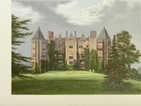 An illustration from A series of picturesque views of seats of the noblemen and gentlemen of Great Britain and Ireland. With descriptive and historical letterpress (1880)