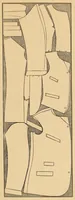 An illustration from A series of tables and diagrams illustrating economy in cutting, being economical methods for cutting out garments (1894)