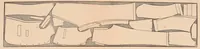 An illustration from A series of tables and diagrams illustrating economy in cutting, being economical methods for cutting out garments (1894)