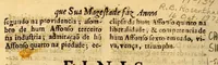 An illustration from Sermaõ que pregou o P. Antonio de Saa da Companhia de Iesu no dia que S. Magestade fas annos em 21. de agosto de 663 (1665)