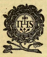 An illustration from Sermoens do P. Antonio Vieira, da Companhia de Jesu, visitador da Provincia do Brasil, Prègador de Sua Magestade. Quinta parte (1689)