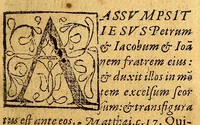 Picture 4 of 17 from Sermonario en lengua mexicana, : donde se contiene (por el orden del missal nueuo romano,) dos sermones en todas las dominicas y festiuidades principales de todo el año: y otro en las fiestas de los Sanctos, con sus vidas, y comunes. Con vn Cathecismo en lengua mexicana y española, con el Calendario. (1577), leaf 359