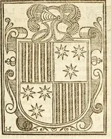 An illustration from Sermon de la purissima concepcion de Maria señora libre en su primer instante de la comun deuda de la culpa. (1689)