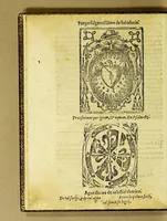 An illustration from Sermon del Espiritu Santo : predicado martes veynte y cinco de mayo de mil y seyscientos y veynte y siete, en el Espital de los Mareantes, en su iglesia del Espiritu Santo de la ciudad de los Reyes, en que se celebrô iubileo de quarenta horas, y su fiesta. Assistieron el excelentissimo señor do[n] Diego Fernandez de Cordoua, marques de Guadalcaçar, virrey del Pirù, toda la Real Audiencia, y el cabildo, y regimiento con toda la nobleza de la ciudad. (1627)