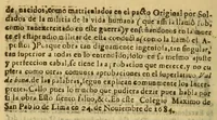 An illustration from Sermon en la honoracion annua, y vniversal sufragio, : que de orden de la magestad catolica del Rey N.S.D. Carlos II. el deseado se fundó en la S. Iglesia Metropolitana de Lima, por todos los soldados, que an muerto en su real servicio, el dia 3 de noviembre de 1684. El P. Francisco Lopez de la Compañia de Iesus. (1684)