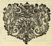 An illustration from Sermon funebre, manifiesto dolor de la Sancta Yglesia Metropolitana de Mexico, en las exequias de el illustrissimo, y reverendissimo señor doctor, y maestro don Francisco de Aguiar, y Seixas su dignissimo arçobispo, celebradas presente el excellentissimo señor D. Ioseph Sarmiento de Valladares, conde de Moctezuma, virrey governador, y capitan general de esta Nueva-España, la Real Audiencia, y todos los demas tribunales de esta corte. (1698)