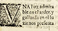 An illustration from Sermon panegirico moral, que en la fiesta annual, que acostumbra celebrar el convento de religiosos predicadores de Santo Domingo de Zacatecas en el dia de su santo patriarcha. (1696)