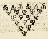 An illustration from Sermon panegirico moral, que en la fiesta annual, que acostumbra celebrar el convento de religiosos predicadores de Santo Domingo de Zacatecas en el dia de su santo patriarcha. (1696)