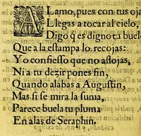 Picture 3 of 4 from Sermon predicado el tercer dia en la tarde de la solemne fiesta de nuestro padre San Augustin, que su insigne conuento de Lima le celebra, con jubileo de quarenta oras, descubierto el santissimo sacramento. (1650), leaf 16