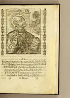 An illustration from Sermon que en la celebridad de la translacion del cuerpo del glorioso apostol de la India S. Francisco Xavier en la parrochia de la Sancta Vera-cruz de esta ciudad (1694)