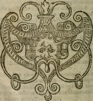 An illustration from Sermons de la simulee conversion, et nullite de la pretendue absolution de Henry de Bourbon, Prince de Bearn à S. Denys en France, le Dimenche 25 iuillet, 1953, sur le sujet de l'Euangile du mesme iour, attendite à falsis prophetis, &c., Matth. 7. Prononcez en l'eglise S. Merry à Paris, depuis le premier iour d'aoust prochainement suyuant, iusques au neufiesme dudict mois (1594)