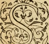An illustration from Sermons de M. Iean Calvin sur le livre de Iob : recueillis fidelement de sa bouche selon qu'il les preschoit (1569)