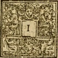 An illustration from Sermons of Master Iohn Caluin upon the booke of Iob (1574)