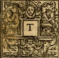 An illustration from Sermons of Master Iohn Caluin upon the booke of Iob (1574)