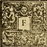 An illustration from Sermons of Master Iohn Caluin upon the booke of Iob (1574)