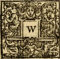 An illustration from Sermons of M. Iohn Calvine upon the Epistle of Saincte Paule to the Galathians (1574)